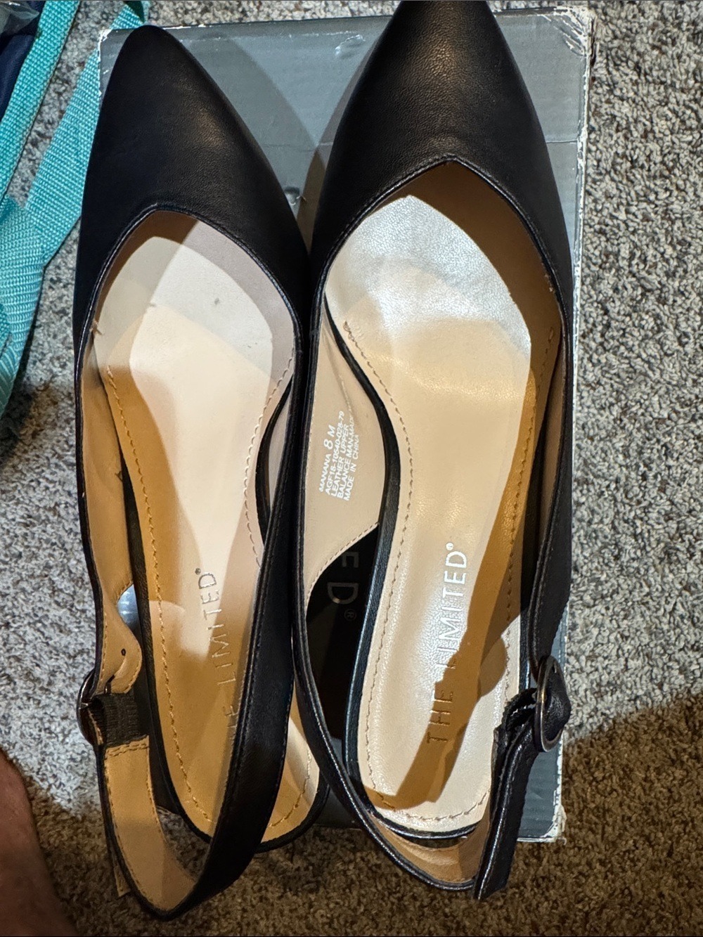The Limited Vintage Manana Kitten Slingbacks - Picture 5 of 6